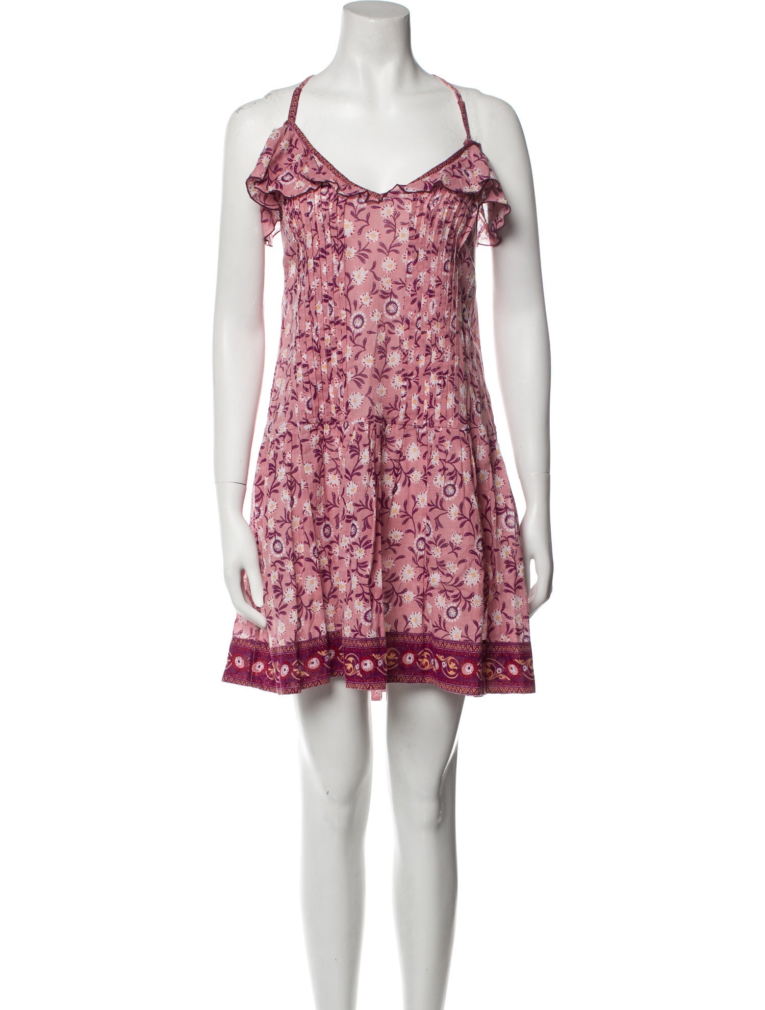 Poupette St Barth Floral Print Mini Dress