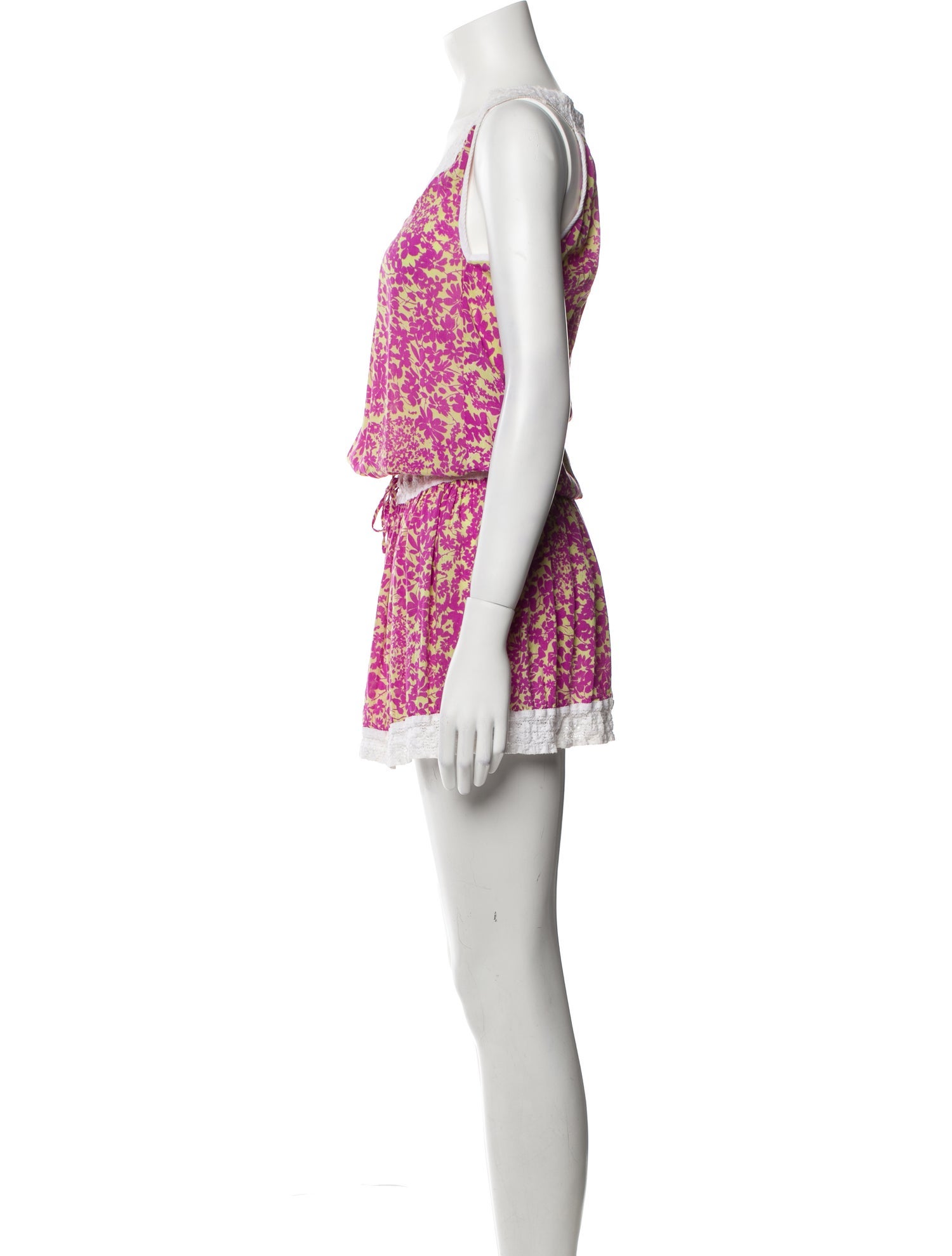 Poupette St Barth Floral Print Mini Dress