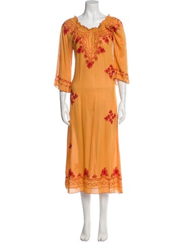 Poupette St Barth Dresses Floral Print Long Dress M