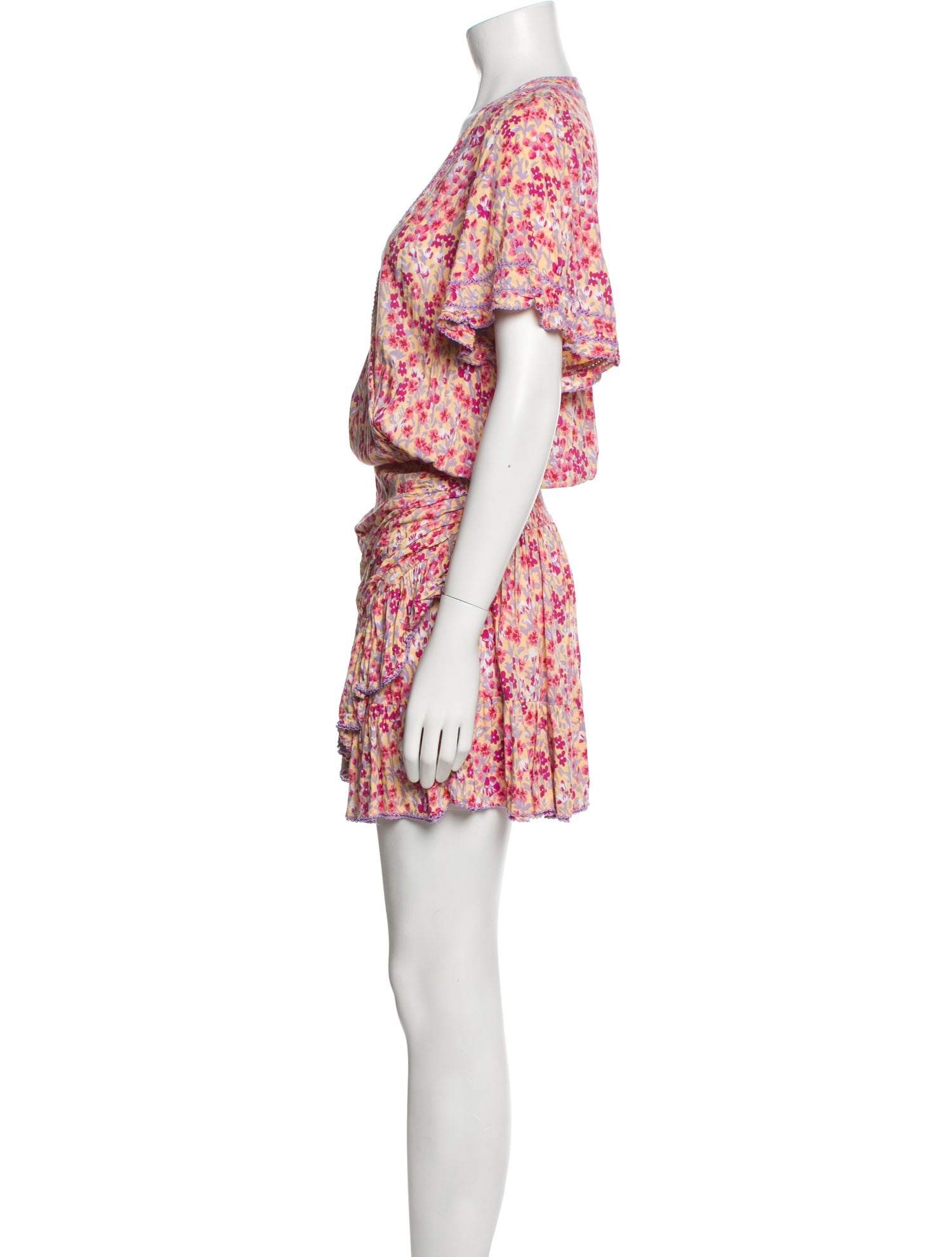 Poupette St Barth Floral Print Mini Dress