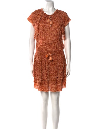 Poupette St Barth Printed Mini Dress