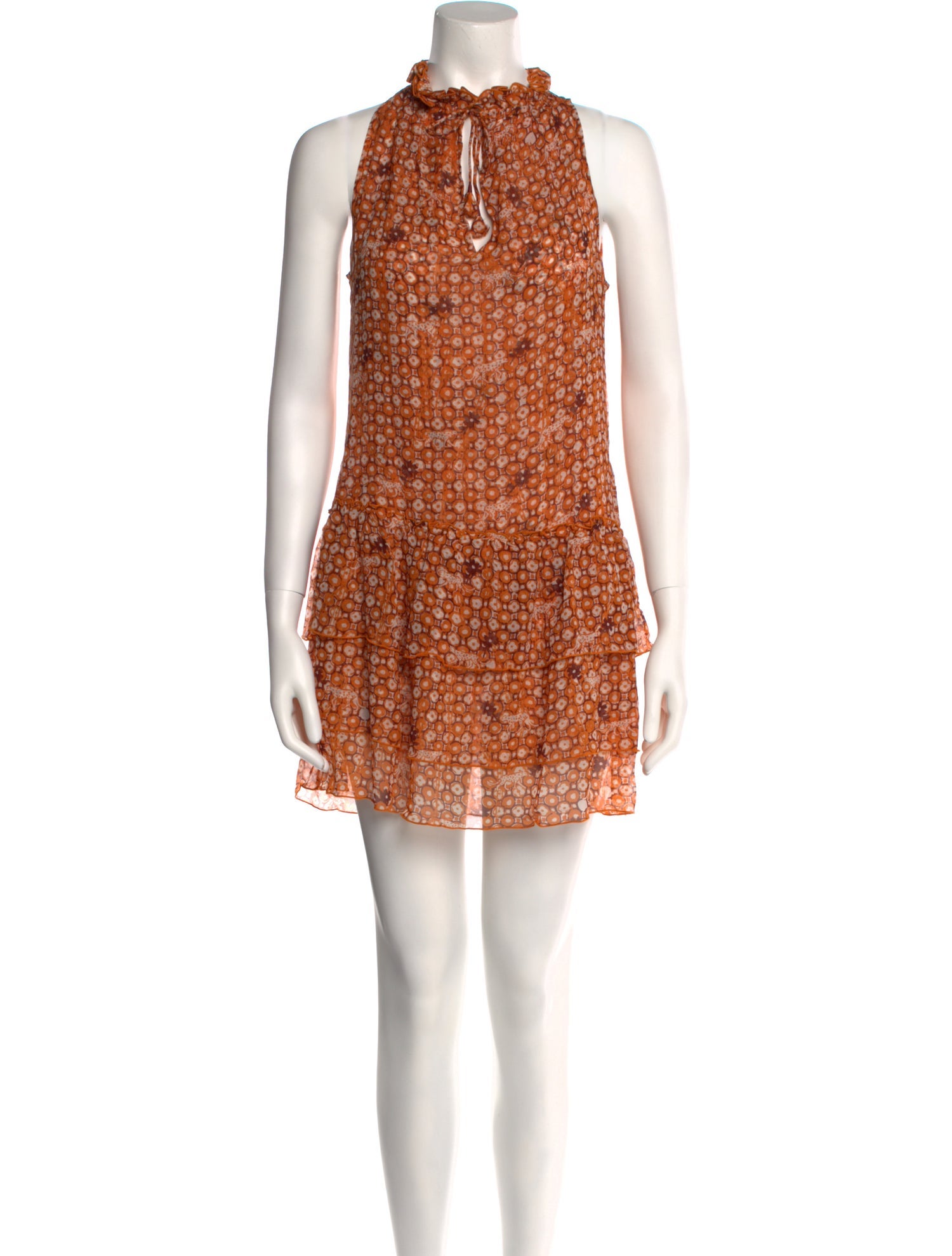 Poupette St Barth Silk Mini Dress