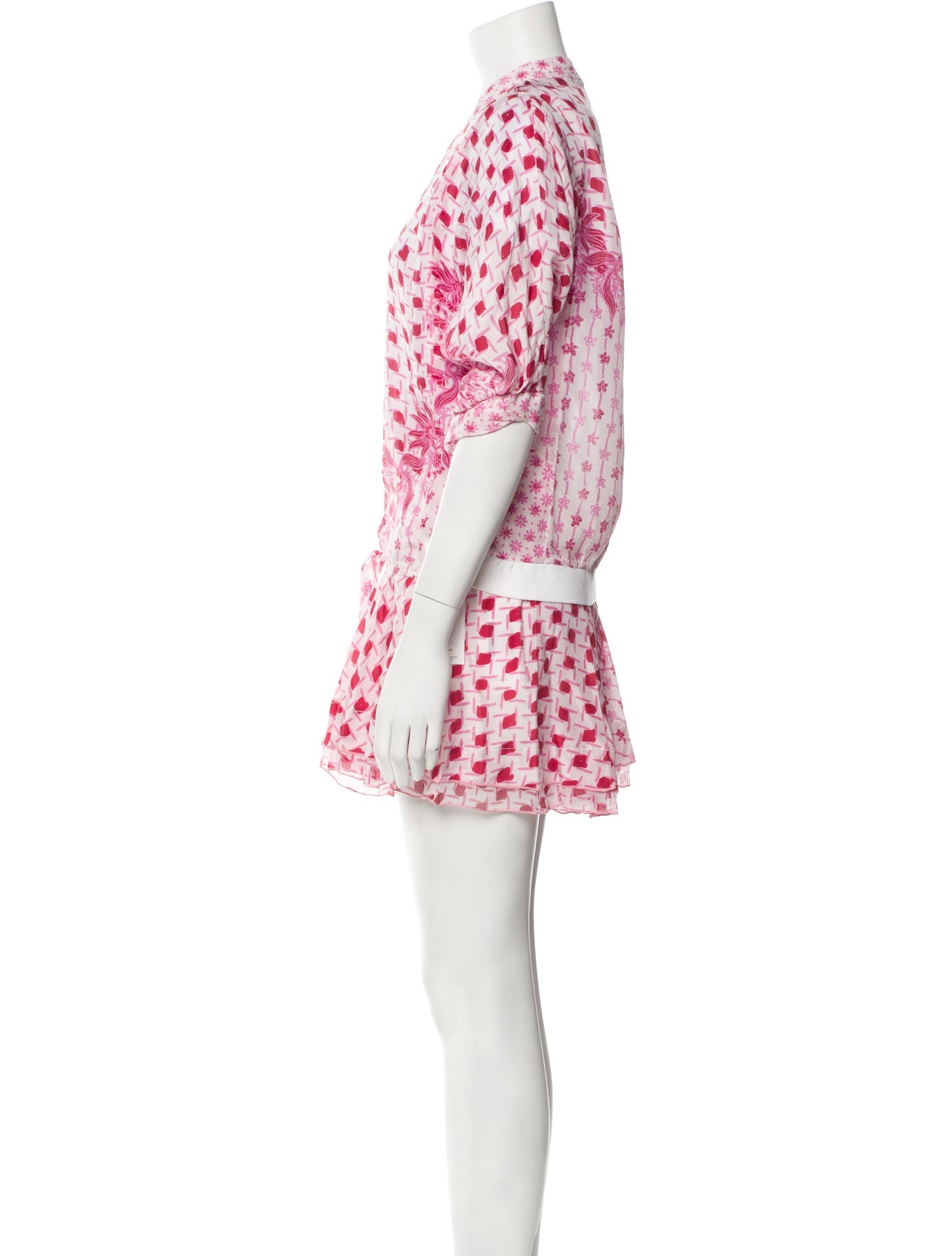 Poupette St Barth Silk Printed Skirt Set