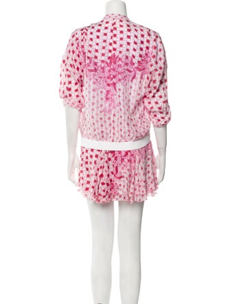 Poupette St Barth Silk Printed Skirt Set