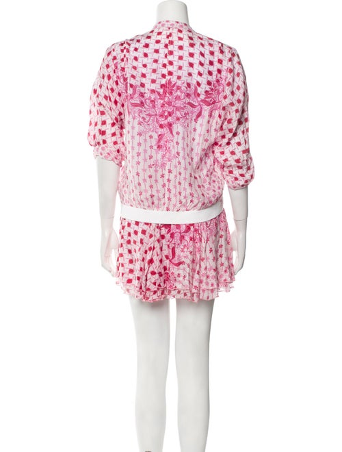 Poupette St Barth Silk Printed Skirt Set