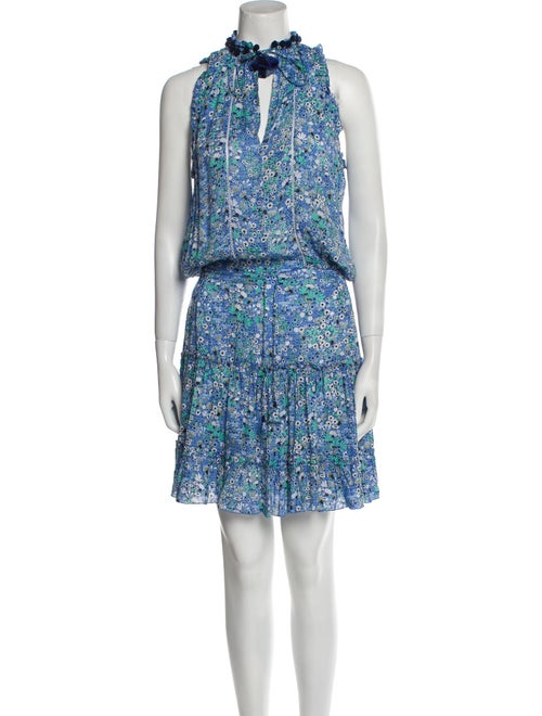 Poupette St Barth Floral Print Knee-Length Dress