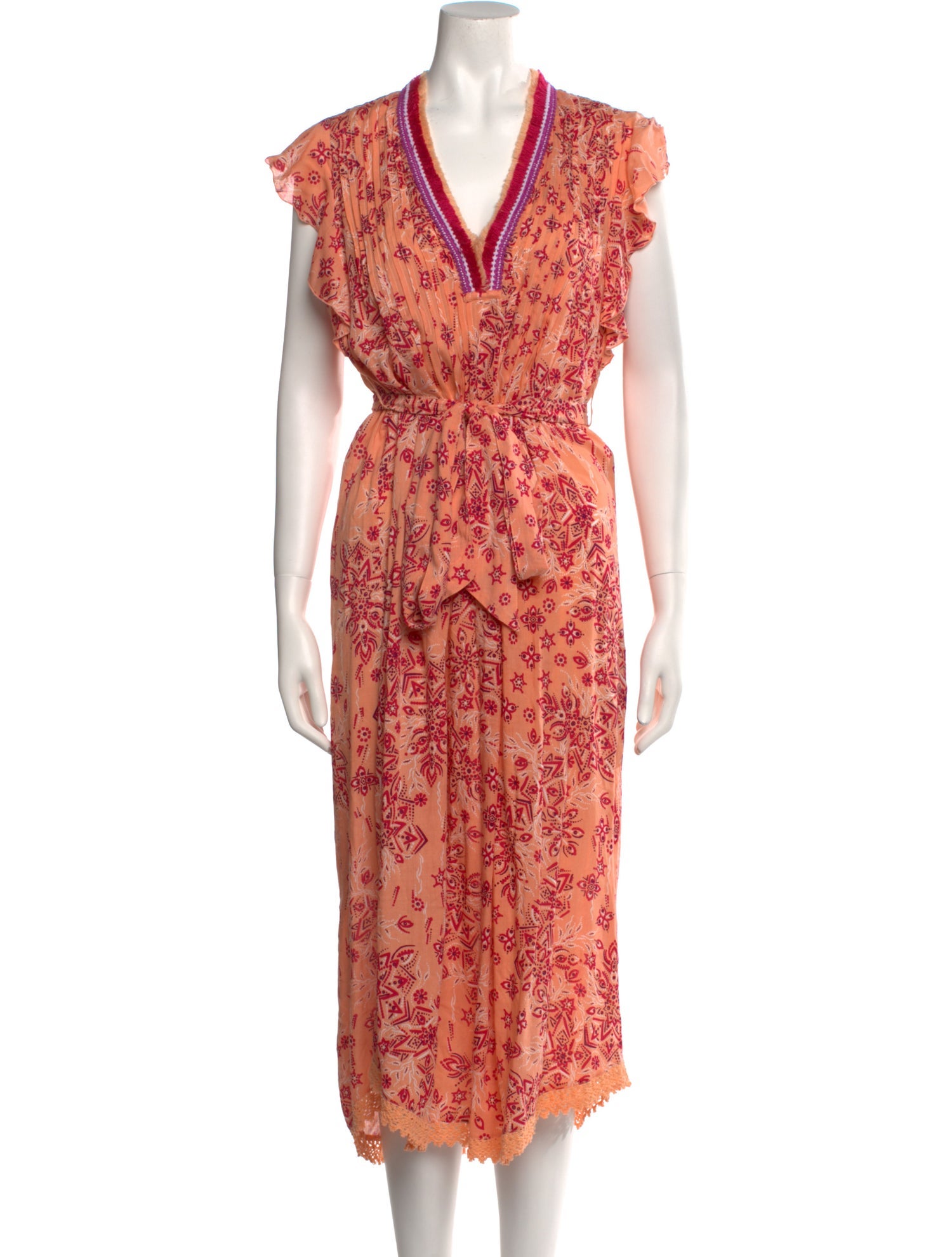 Poupette St Barth Floral Print Long Dress