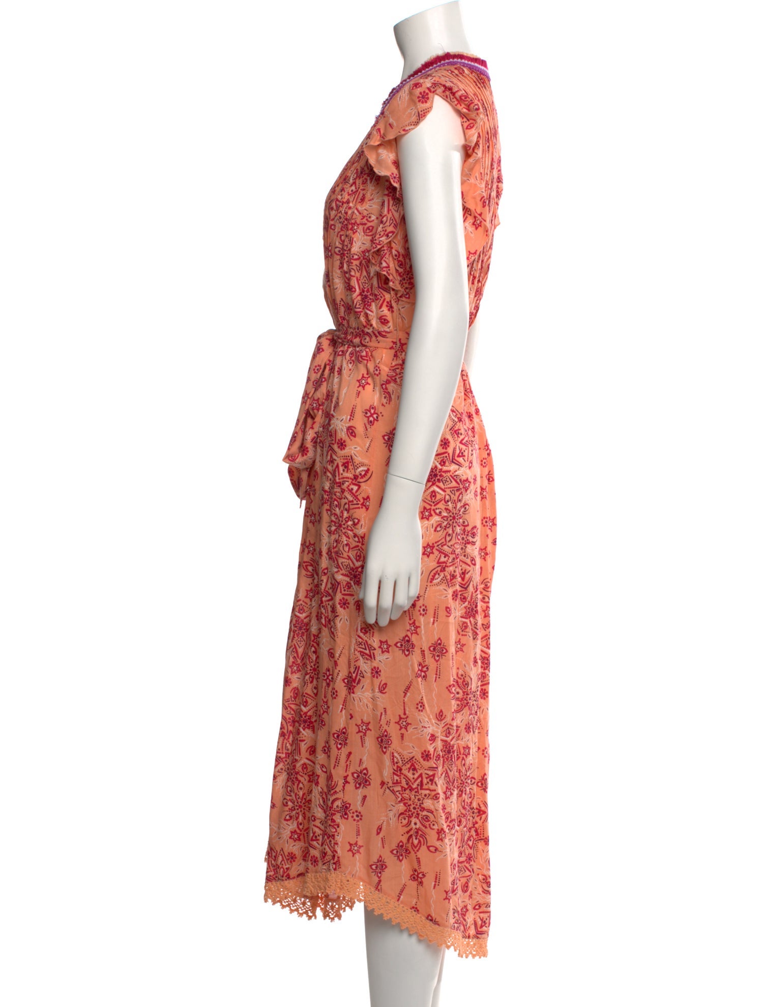 Poupette St Barth Floral Print Long Dress