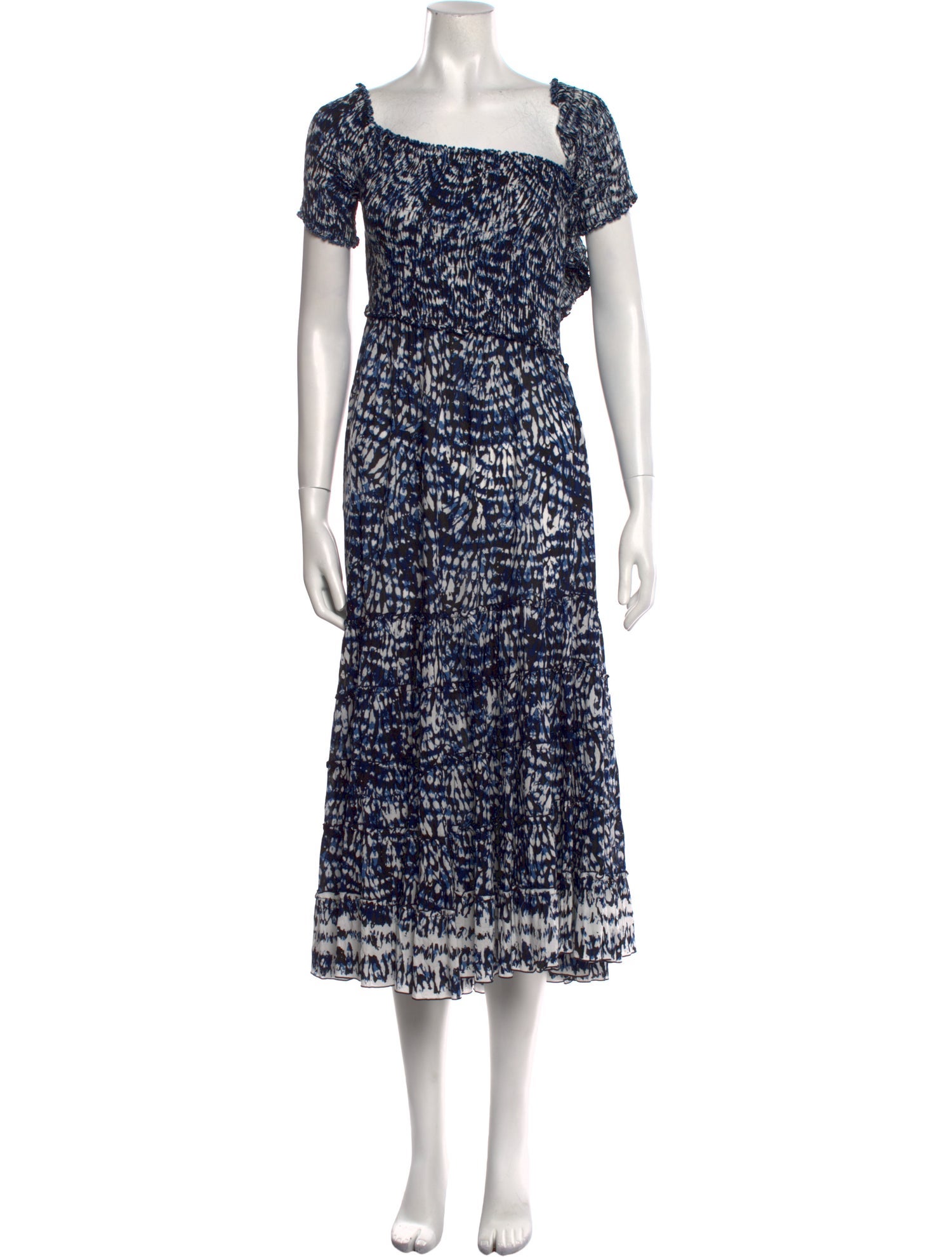 Poupette St Barth Merino Wool Midi Length Dress