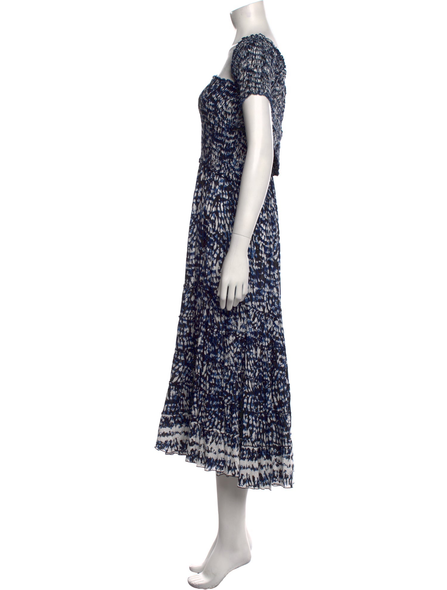 Poupette St Barth Merino Wool Midi Length Dress