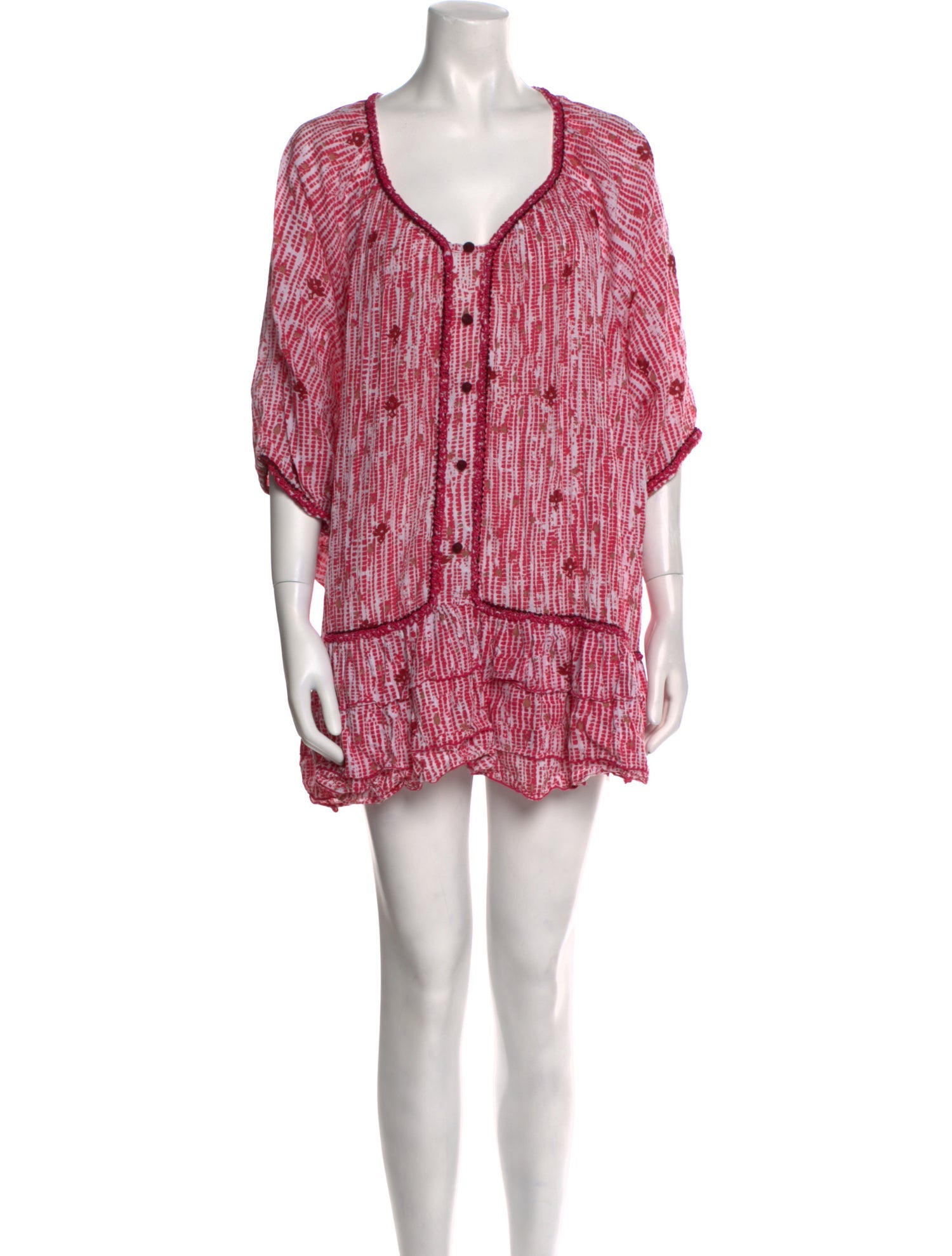 Poupette St Barth Printed Mini Dress