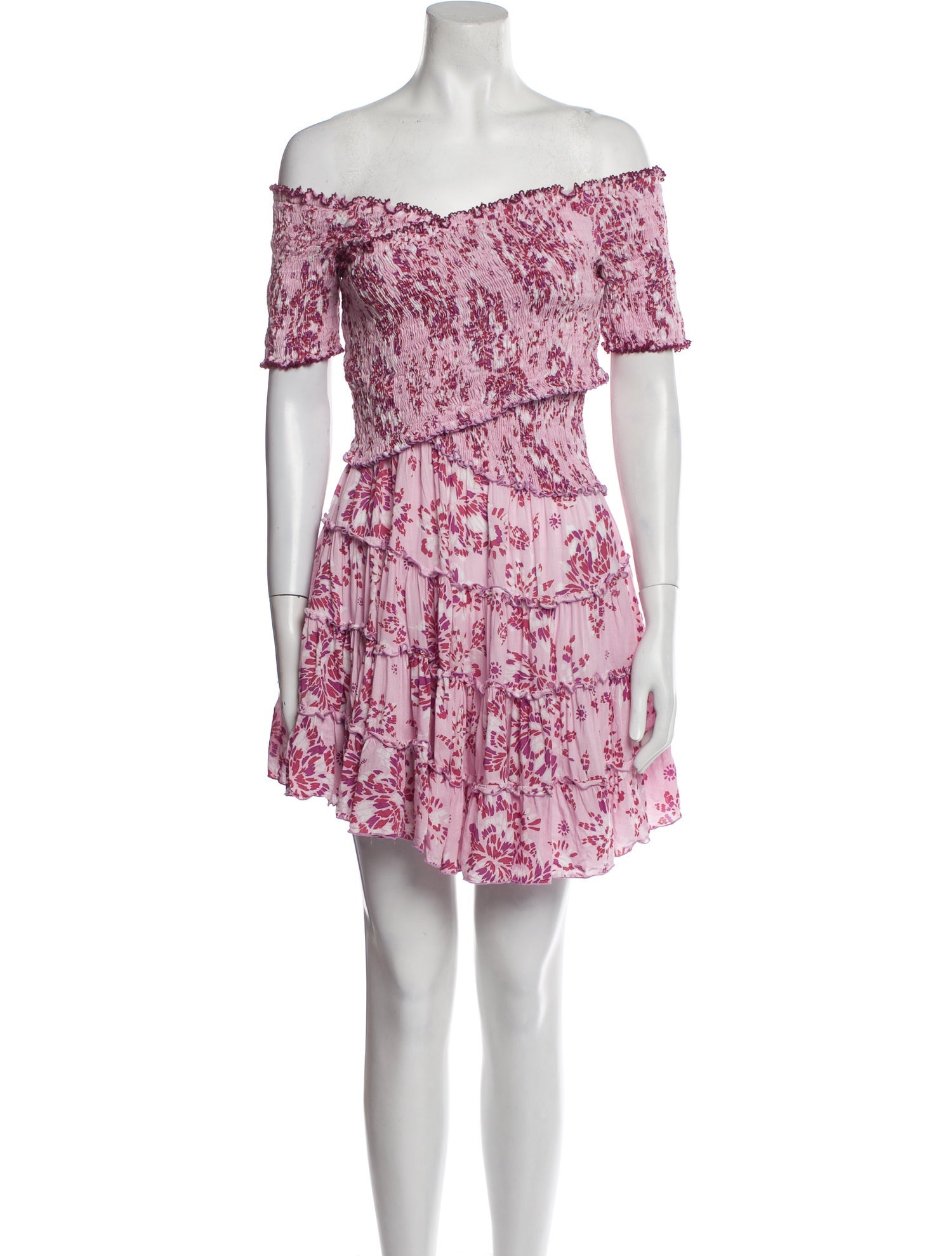 Poupette St Barth Floral Print Mini Dress
