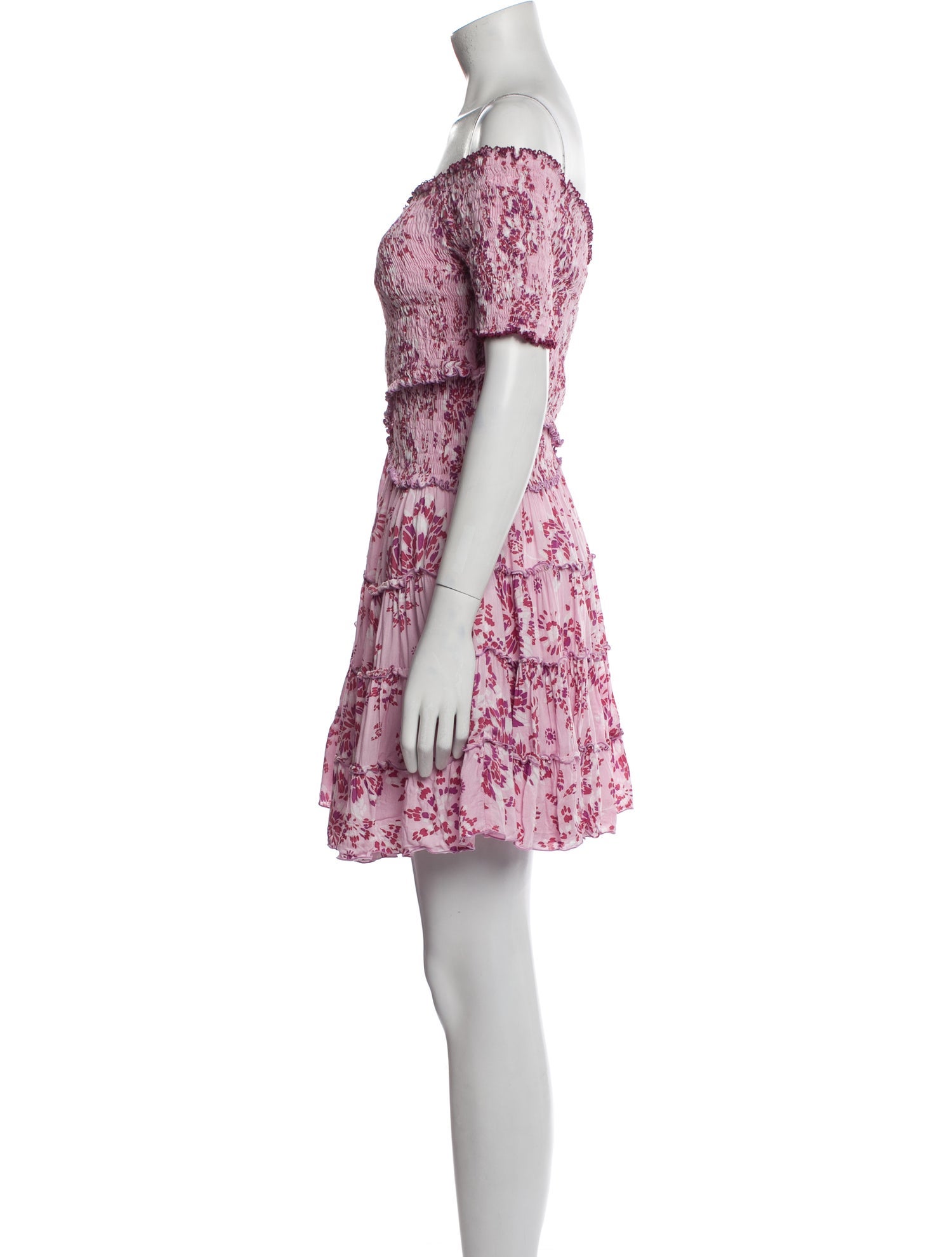 Poupette St Barth Floral Print Mini Dress