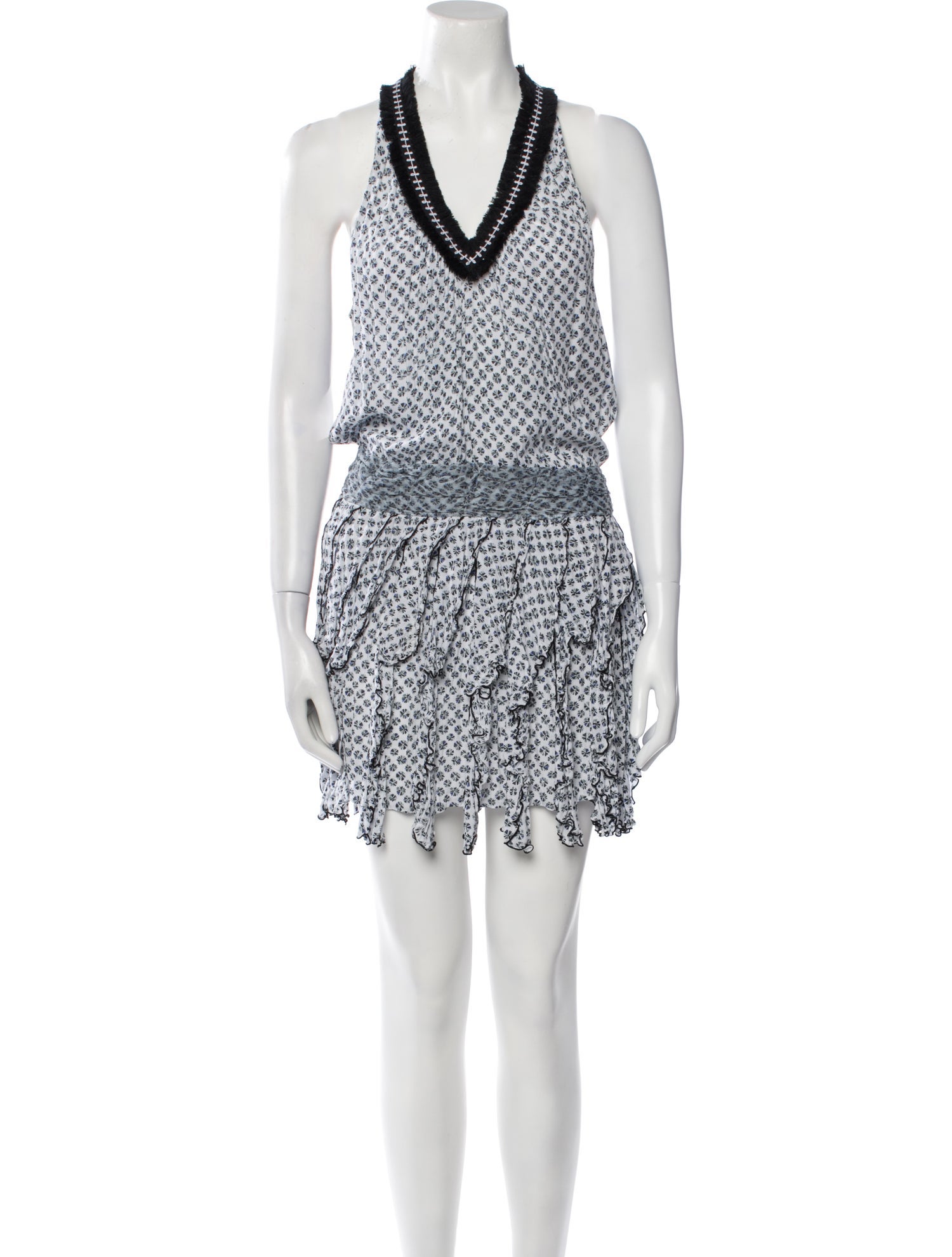 Poupette St Barth Printed Mini Dress