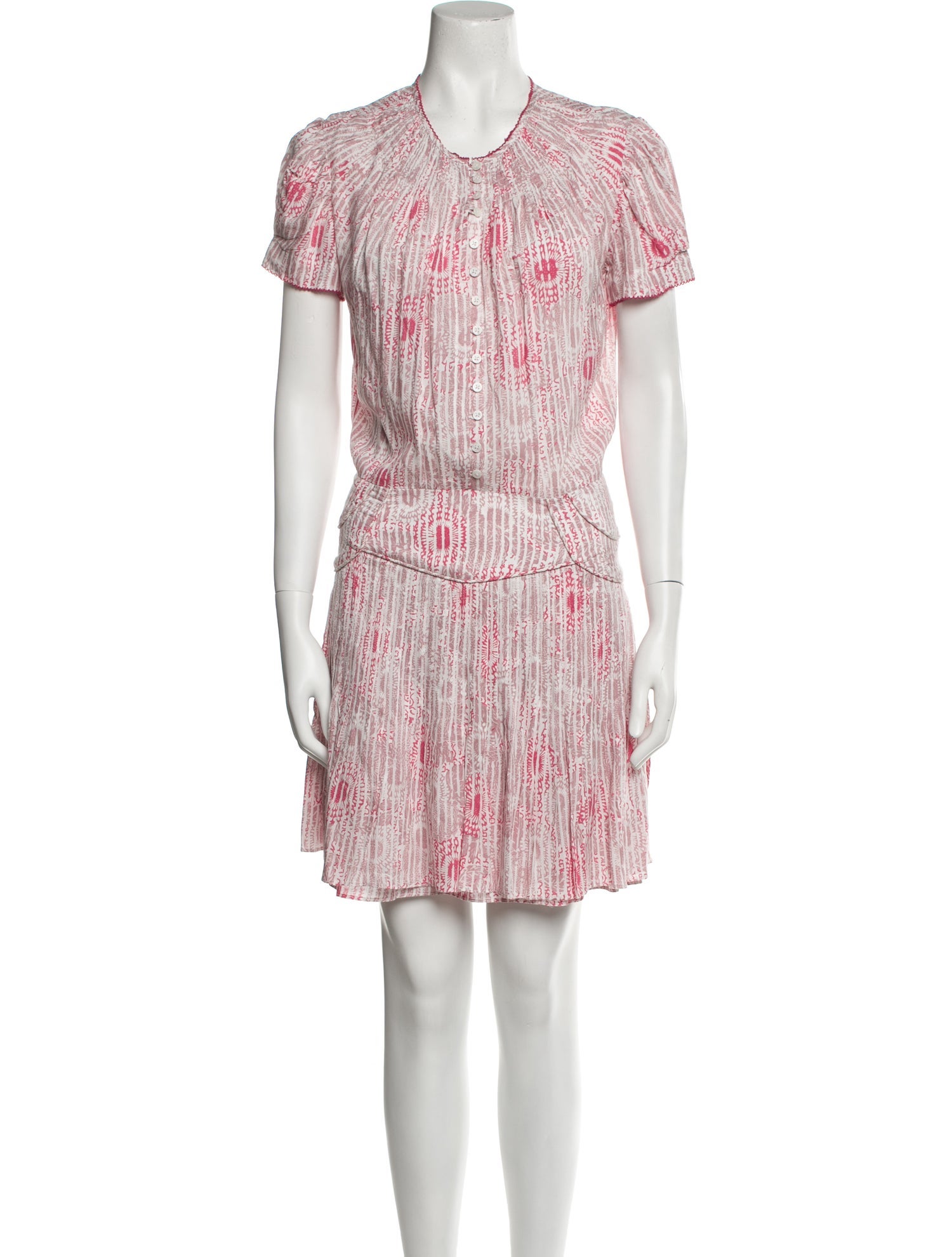 Poupette St Barth Printed Mini Dress