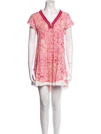 Poupette St Barth Printed Mini Dress