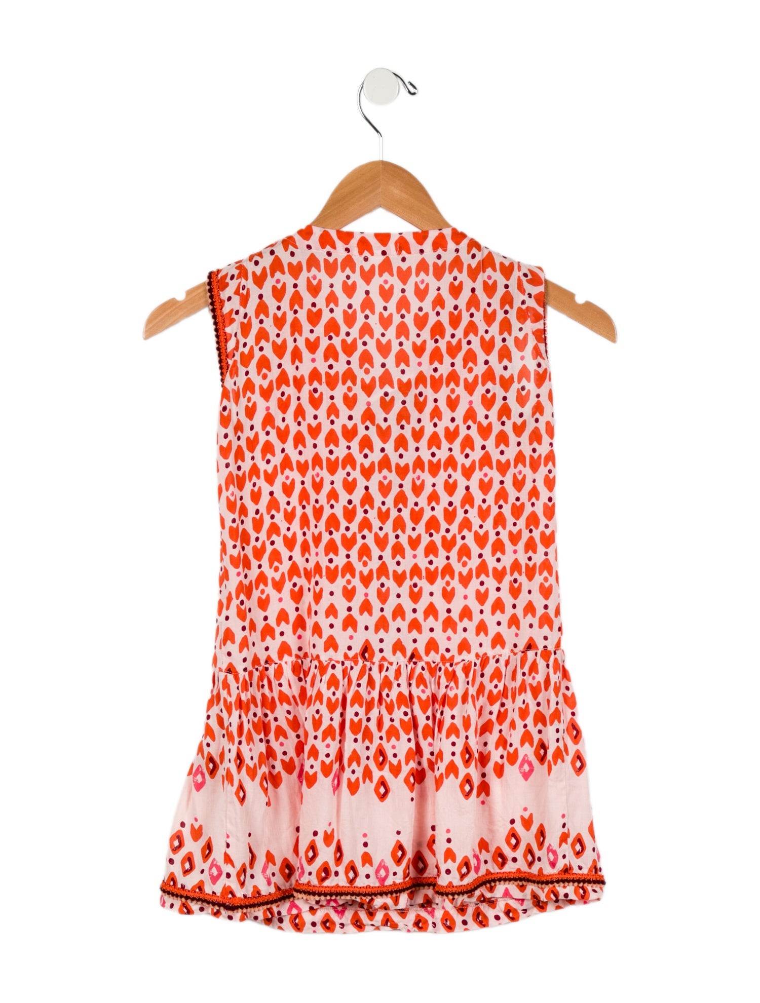 Poupette St Barth Girls' Pink Victorian Dress