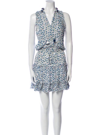 Poupette St Barth Printed Knee-Length Dress