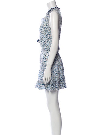 Poupette St Barth Printed Knee-Length Dress