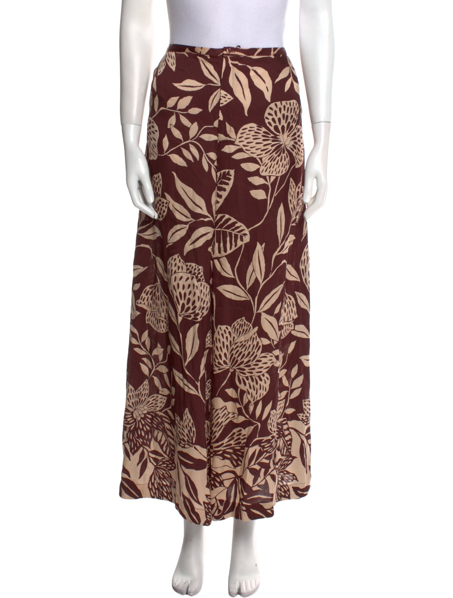 Poupette St Barth Floral Print Wide Leg Pants