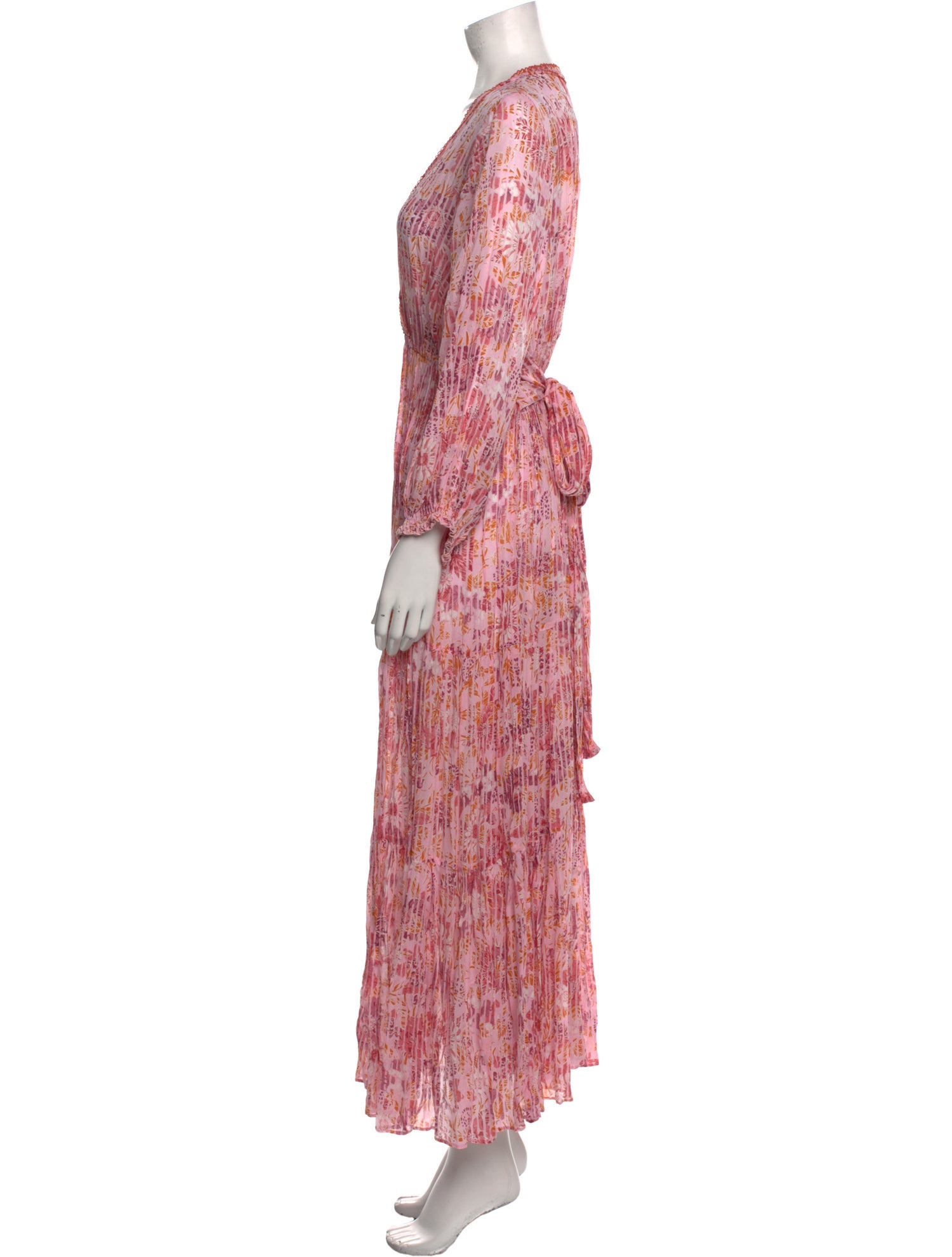 Poupette St Barth Floral Print Long Dress w/ Tags