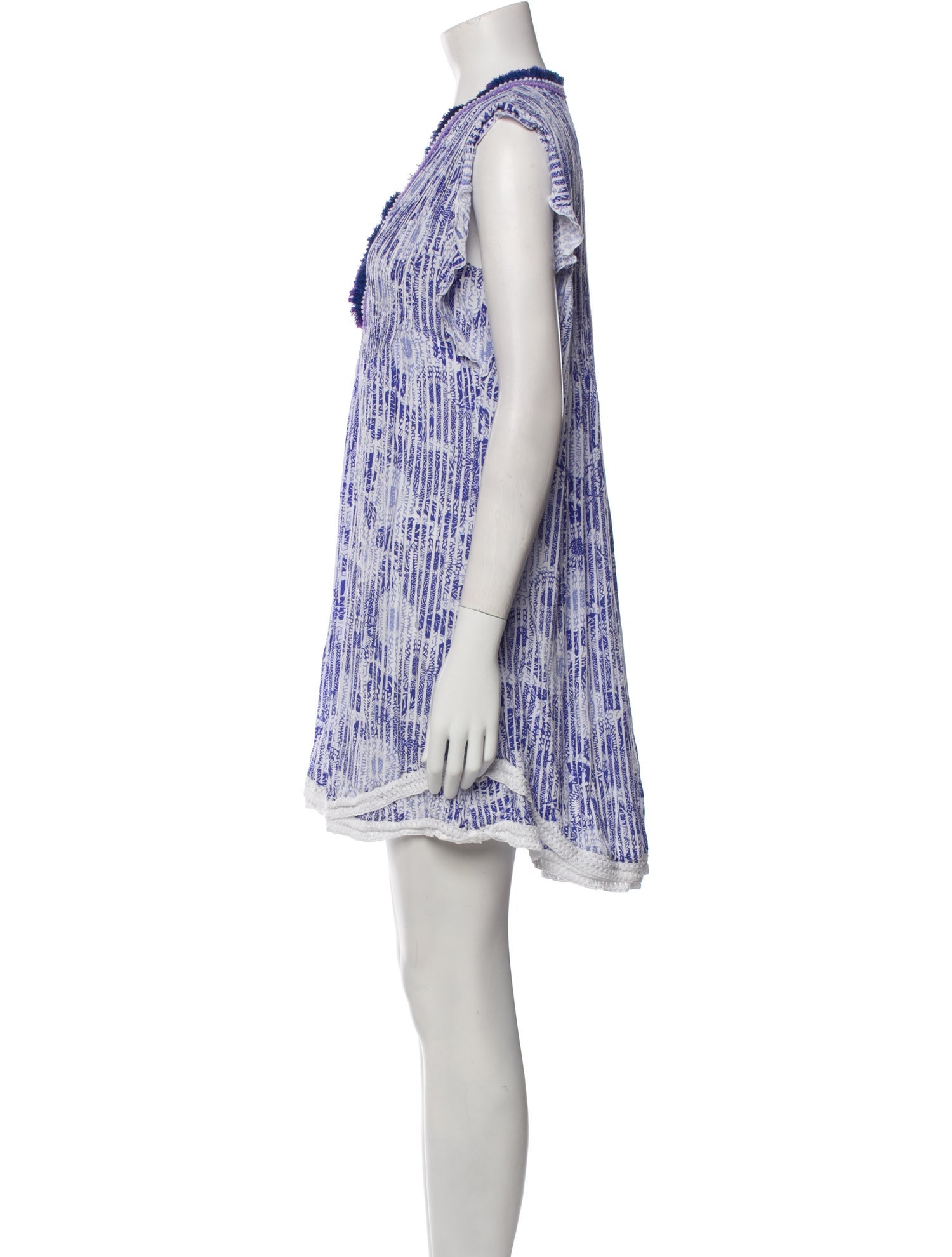 Poupette St Barth Printed Mini Dress