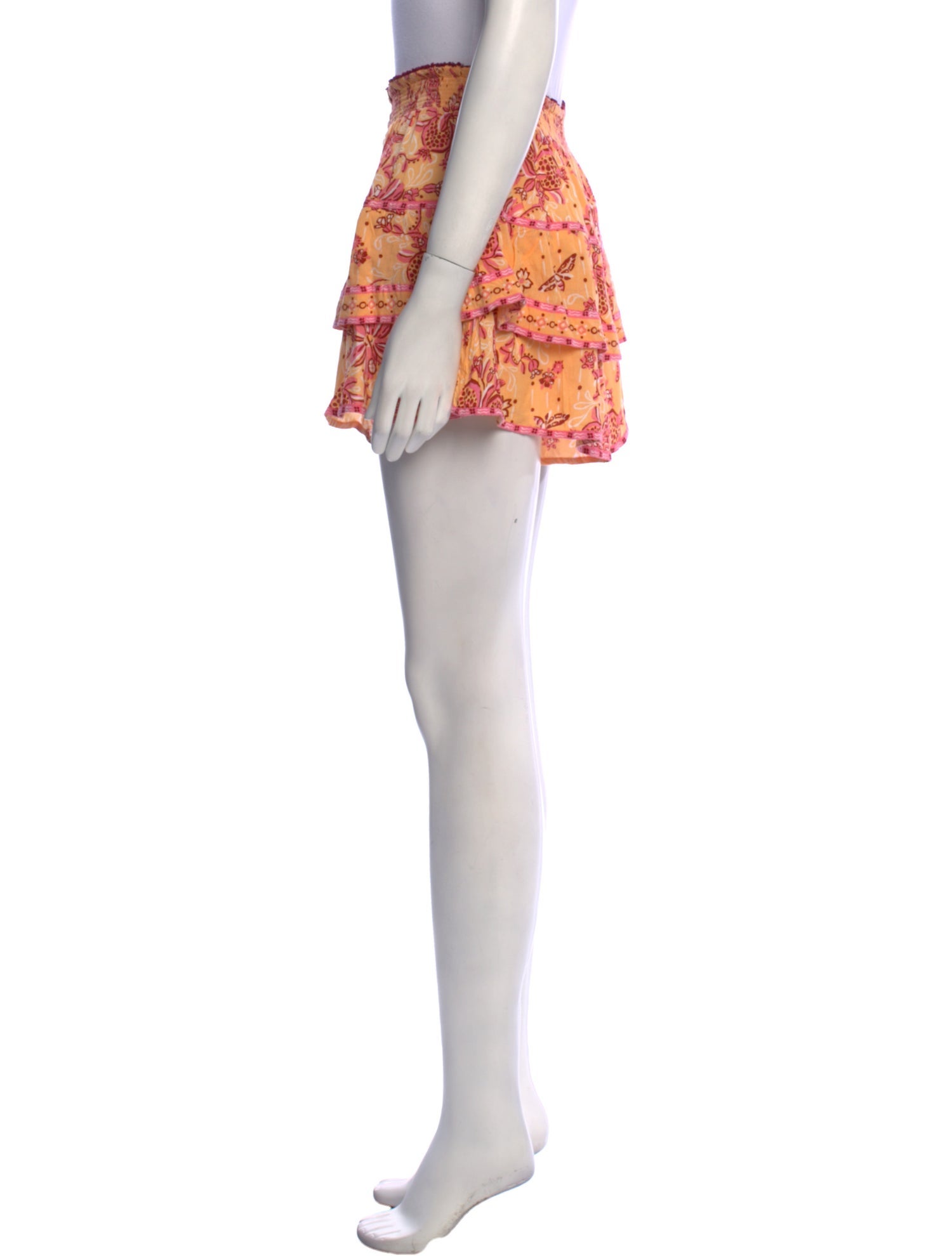 Poupette St Barth Printed Mini Shorts