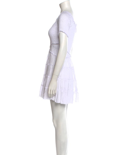 Poupette St Barth Scoop Neck Mini Dress