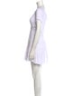 Poupette St Barth Scoop Neck Mini Dress