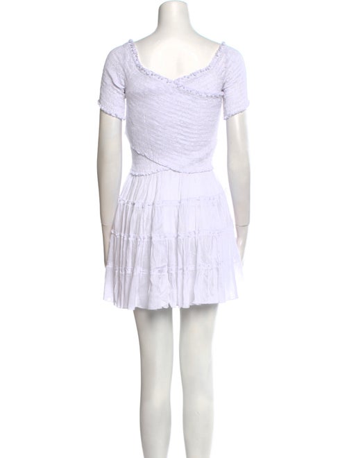 Poupette St Barth Scoop Neck Mini Dress