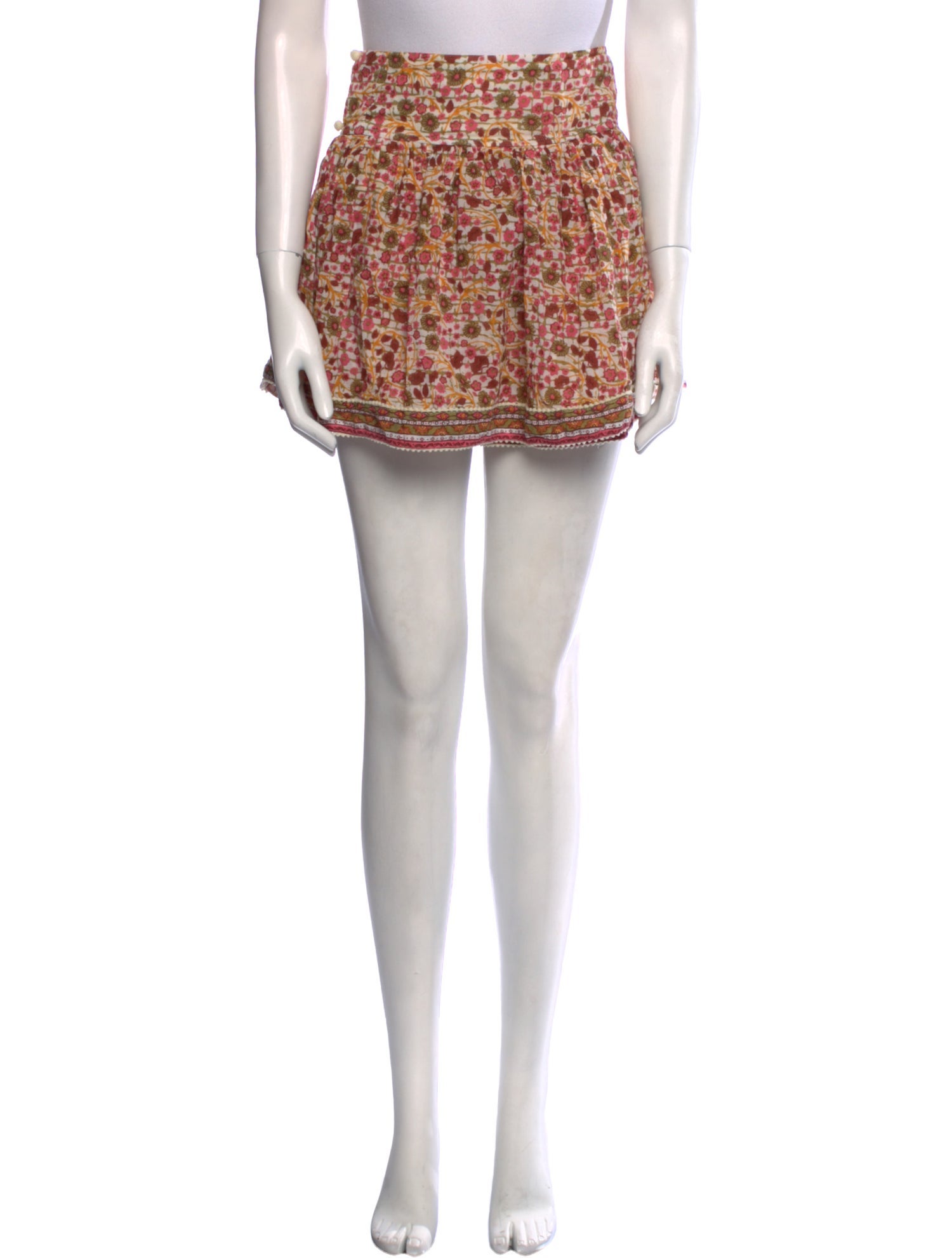 Poupette St Barth Printed Mini Skirt