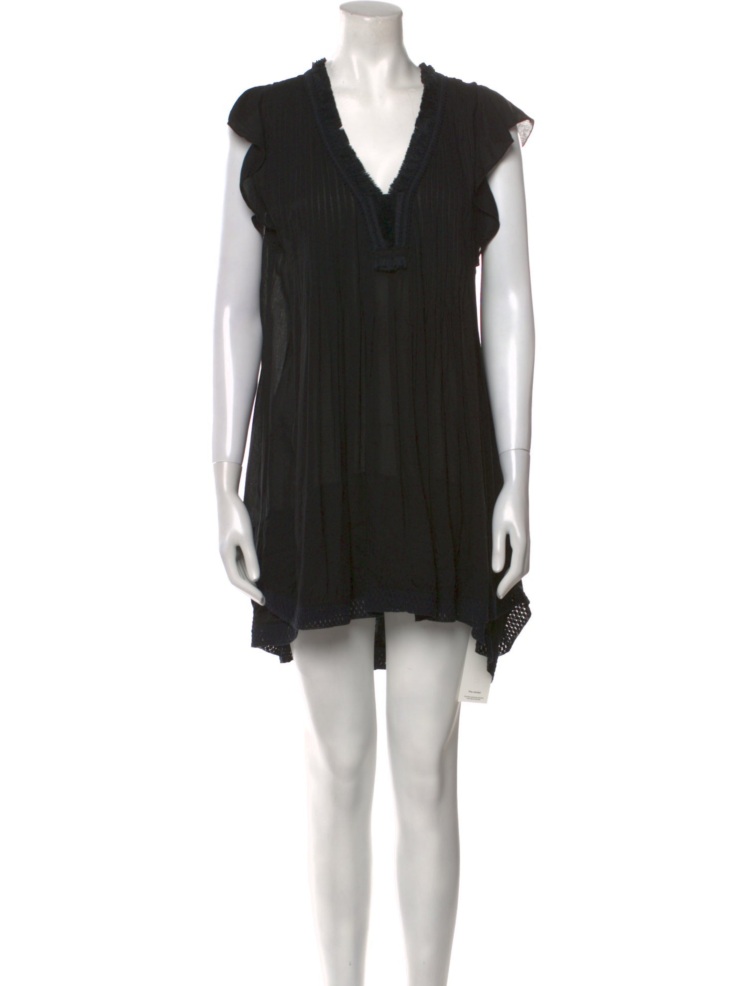 Poupette St Barth V-Neck Mini Dress