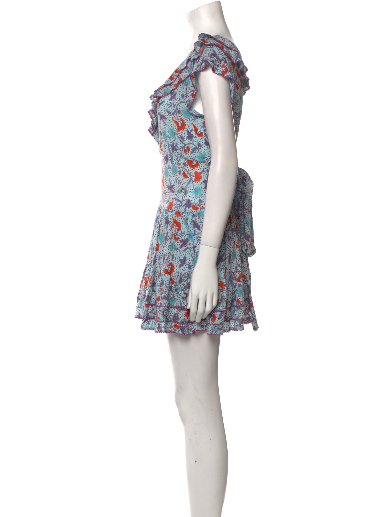 Poupette St Barth Floral Print Mini Dress