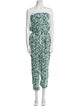 Poupette St Barth Printed Strapless Jumpsuit