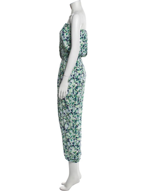Poupette St Barth Printed Strapless Jumpsuit