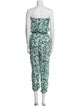 Poupette St Barth Printed Strapless Jumpsuit