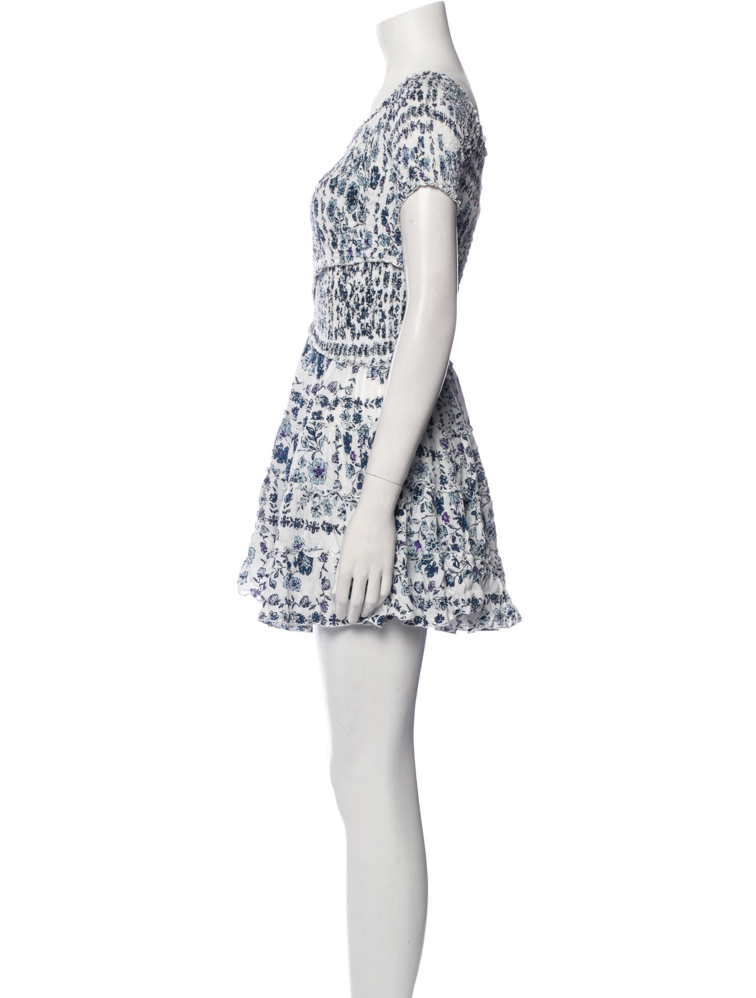 Poupette St Barth Floral Print Mini Dress