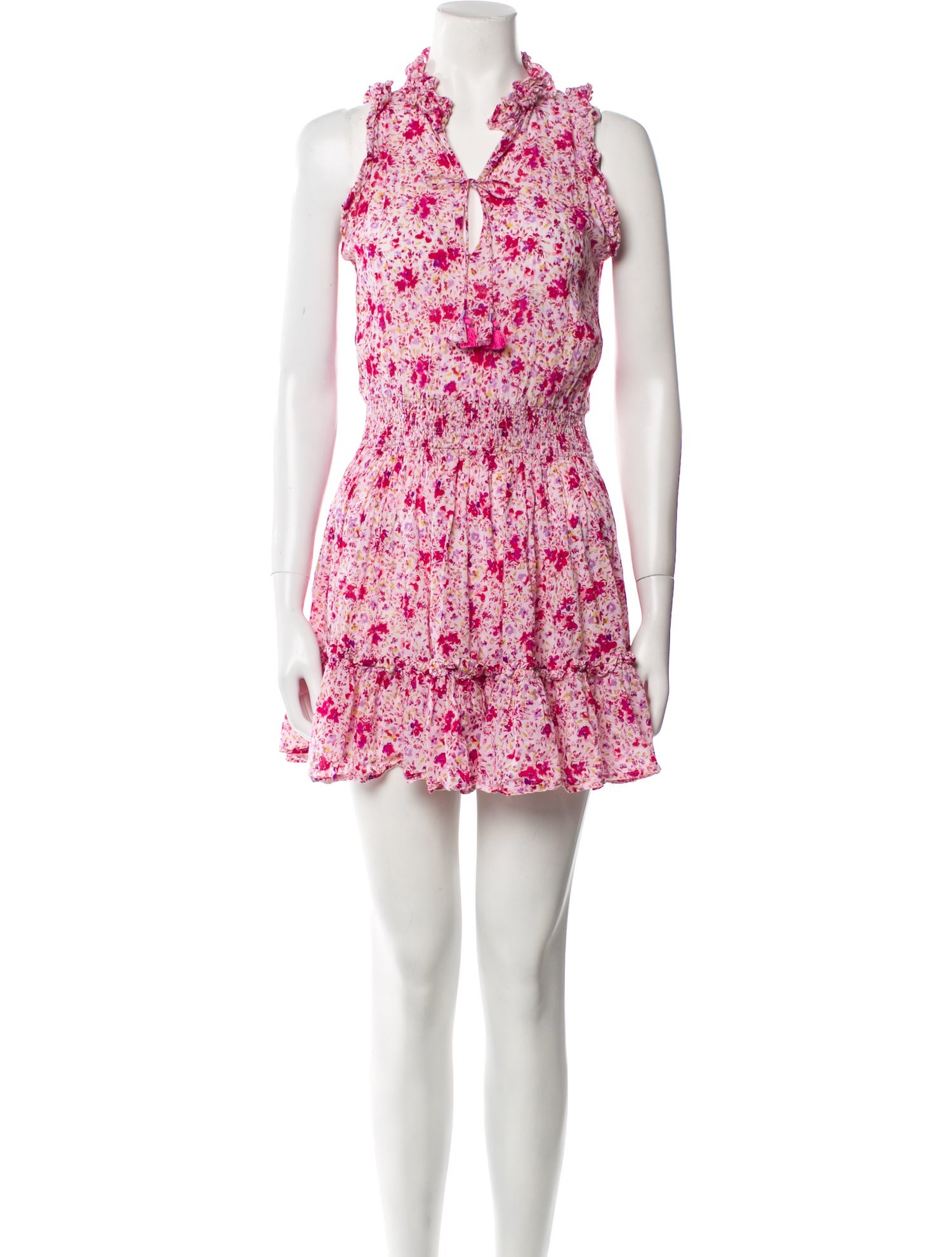 Poupette St Barth Floral Print Mini Dress