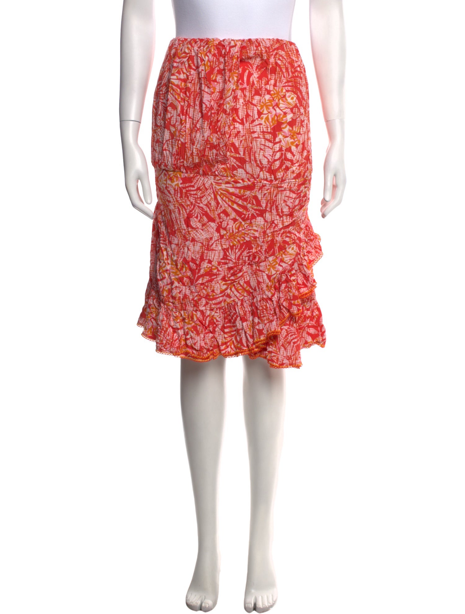 Poupette St Barth Floral Print Mini Skirt