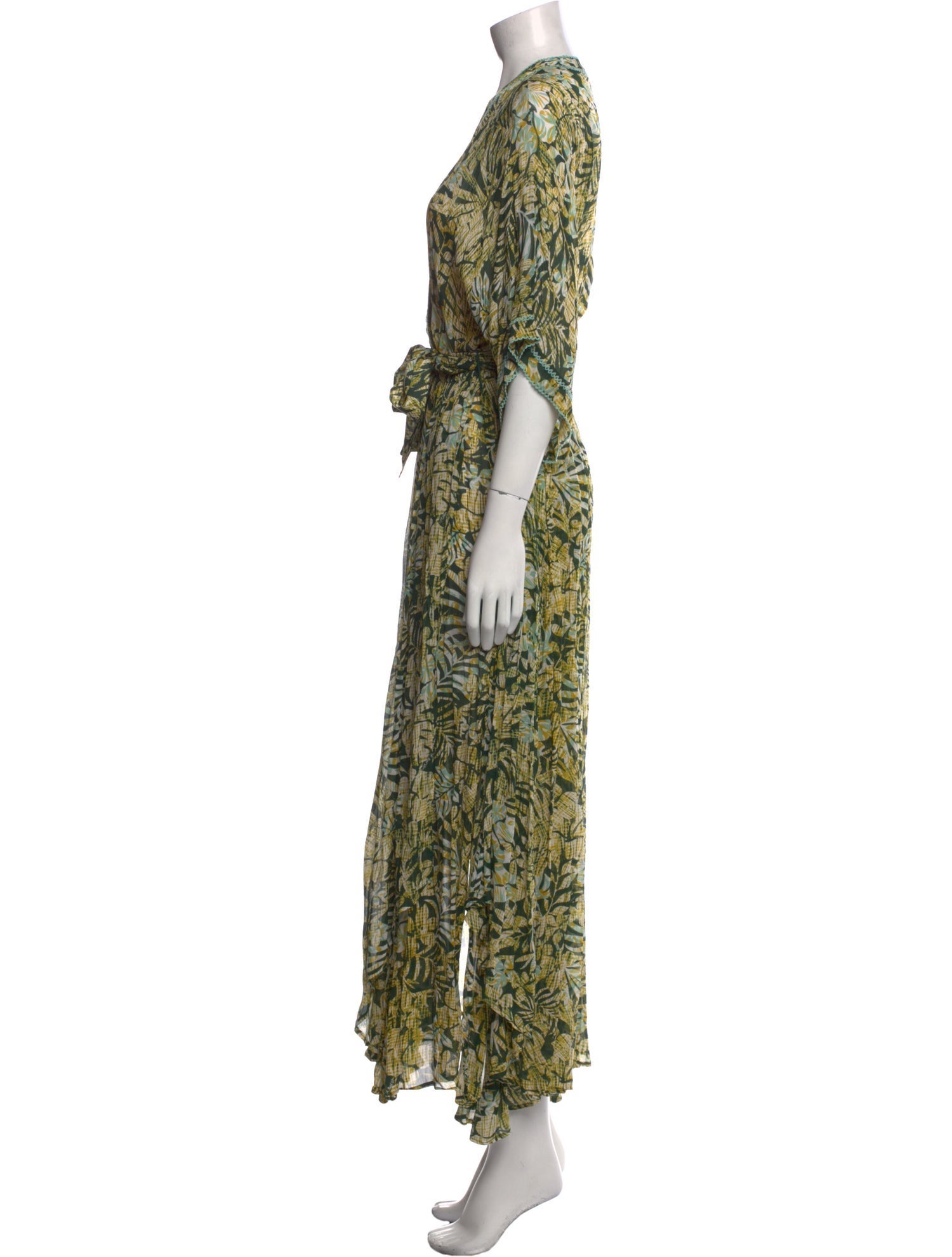 Poupette St Barth Printed Long Dress