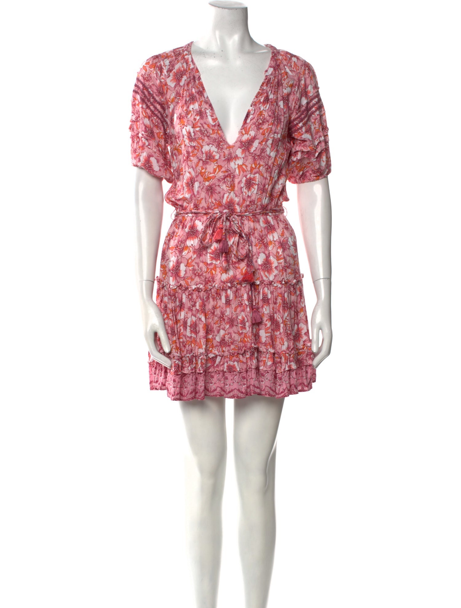 Poupette St Barth Floral Print Mini Dress