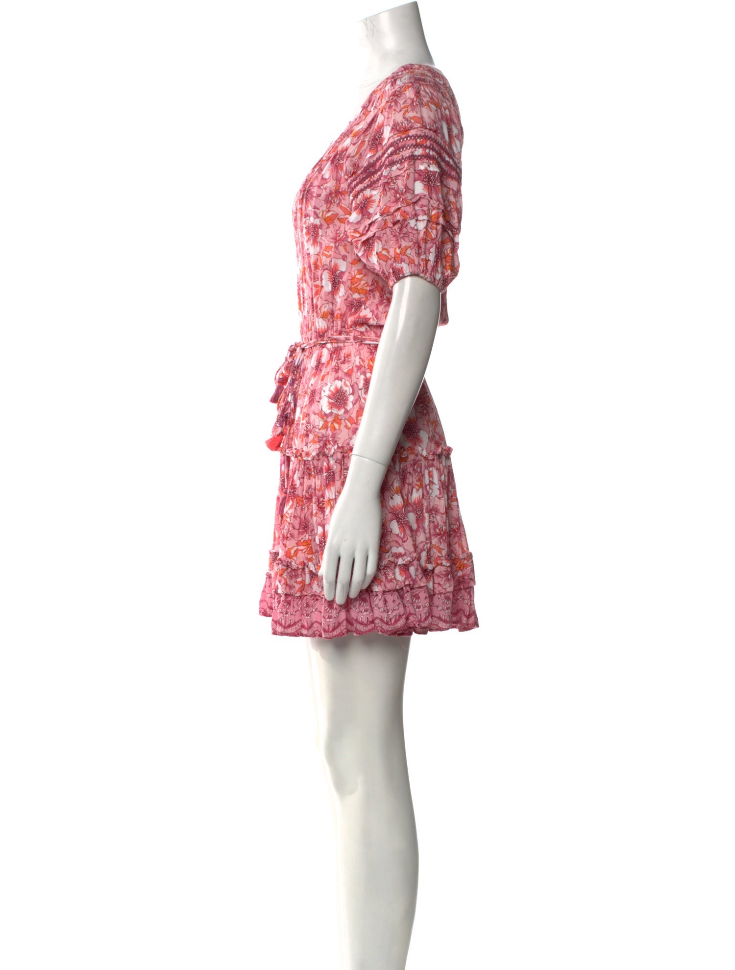 Poupette St Barth Floral Print Mini Dress
