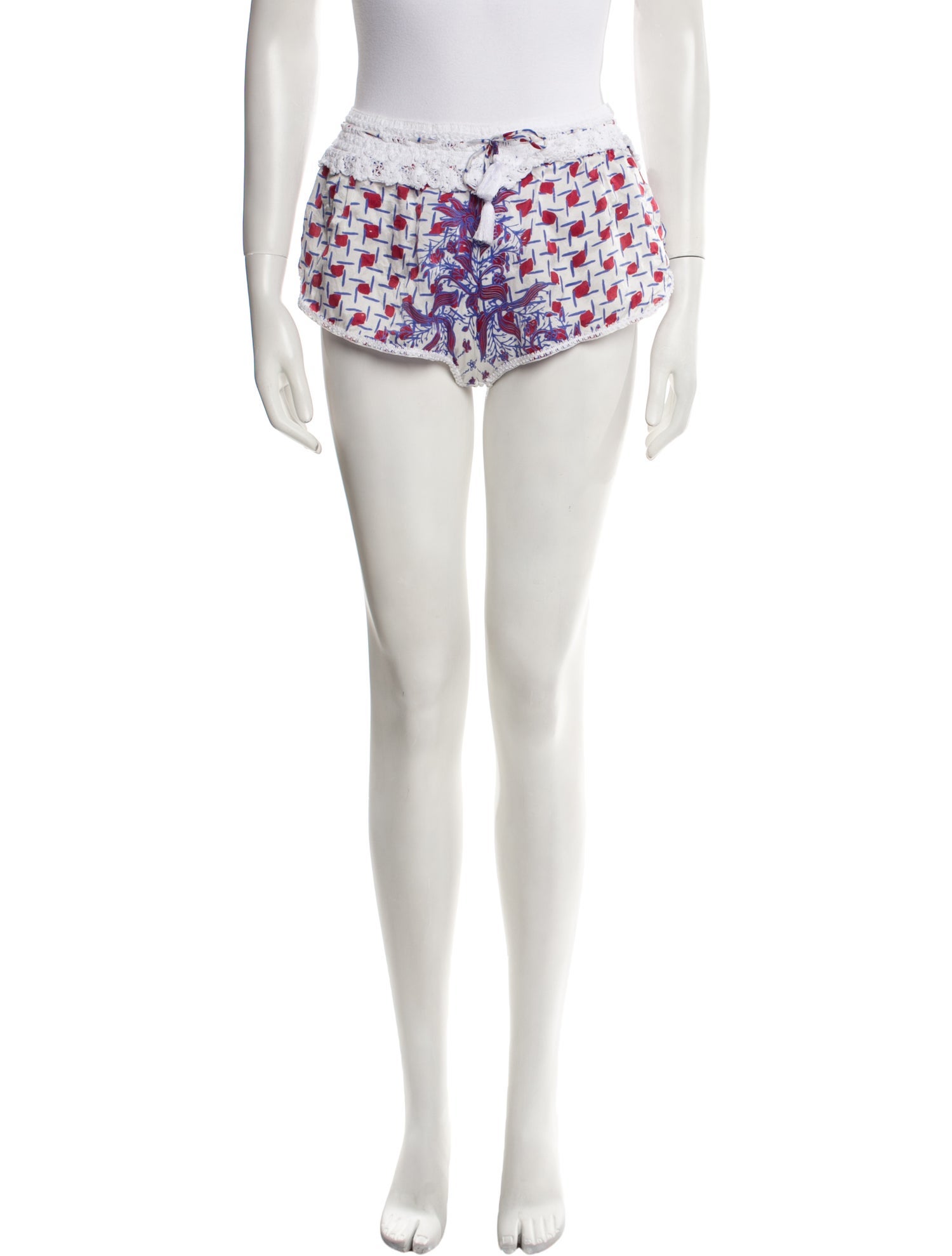 Poupette St Barth Silk Mini Shorts