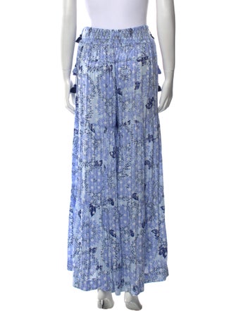 Poupette St Barth Printed Wide Leg Pants