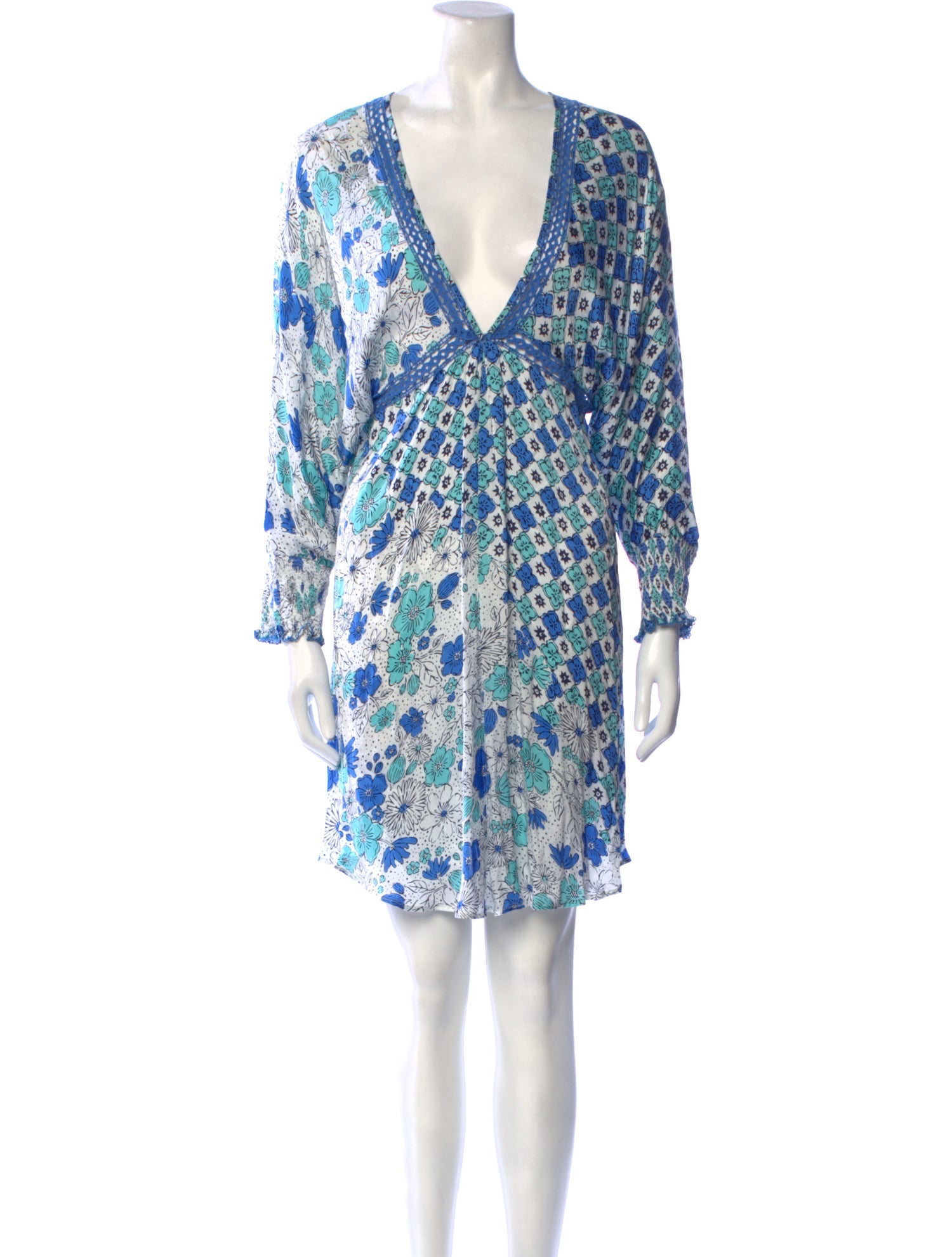 Poupette St Barth Printed Mini Dress