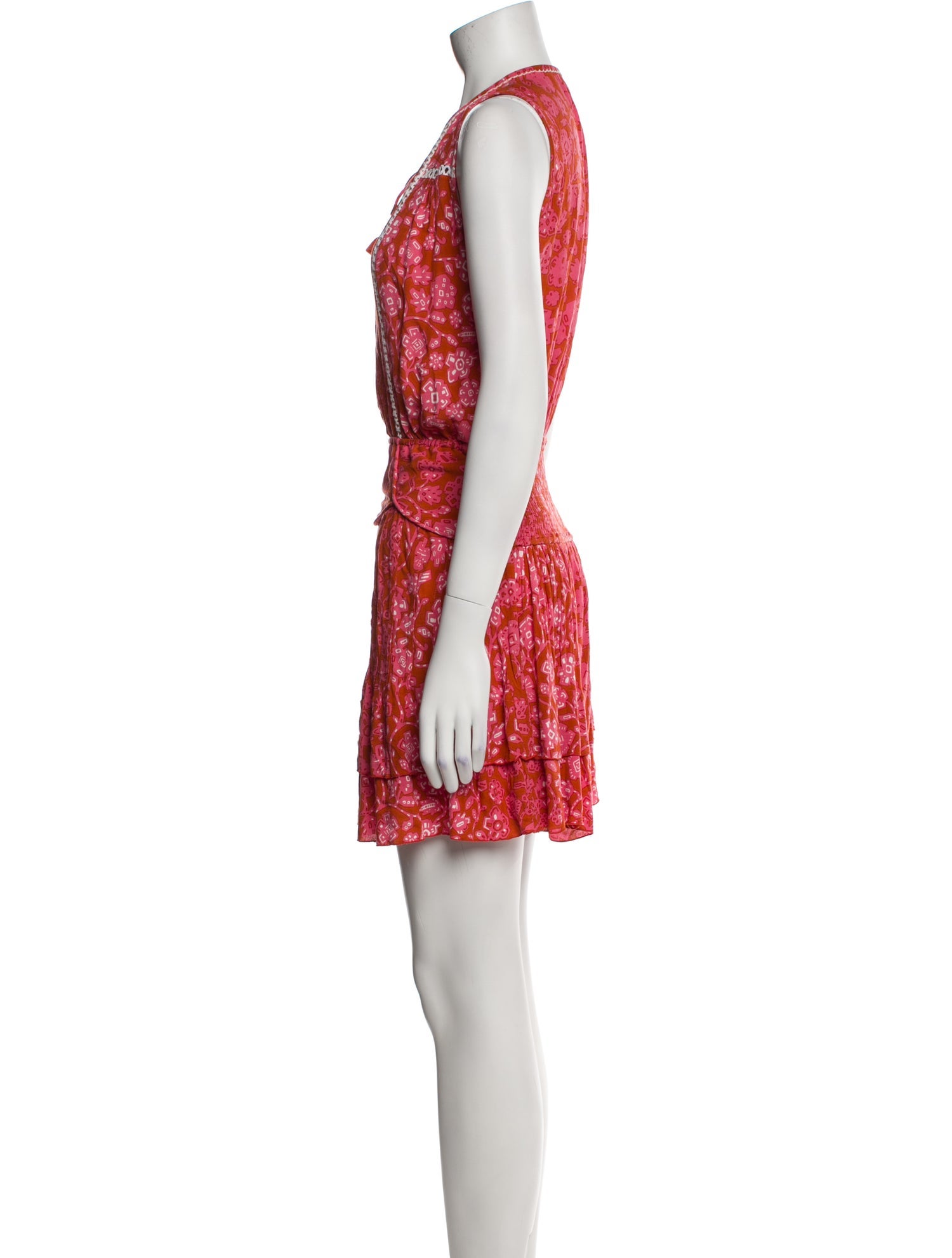 Poupette St Barth Floral Print Mini Dress