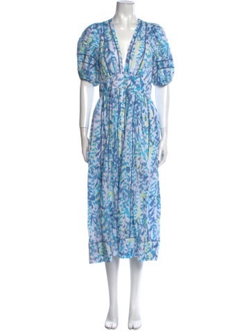 Poupette St Barth Dresses Printed Long Dress S