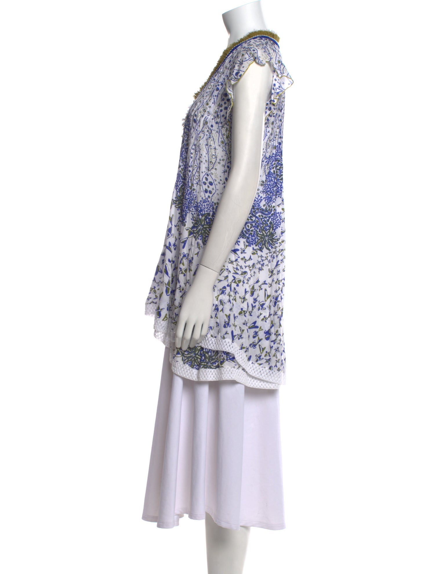 Poupette St Barth Paisley Print V-Neck Tunic
