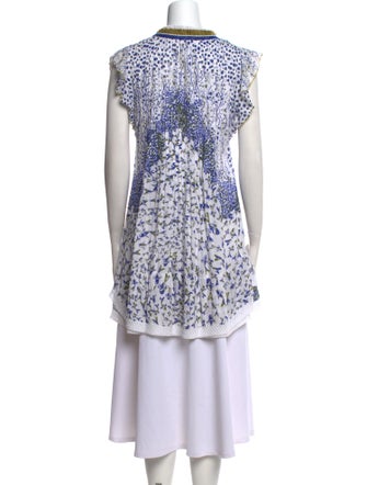 Poupette St Barth Paisley Print V-Neck Tunic