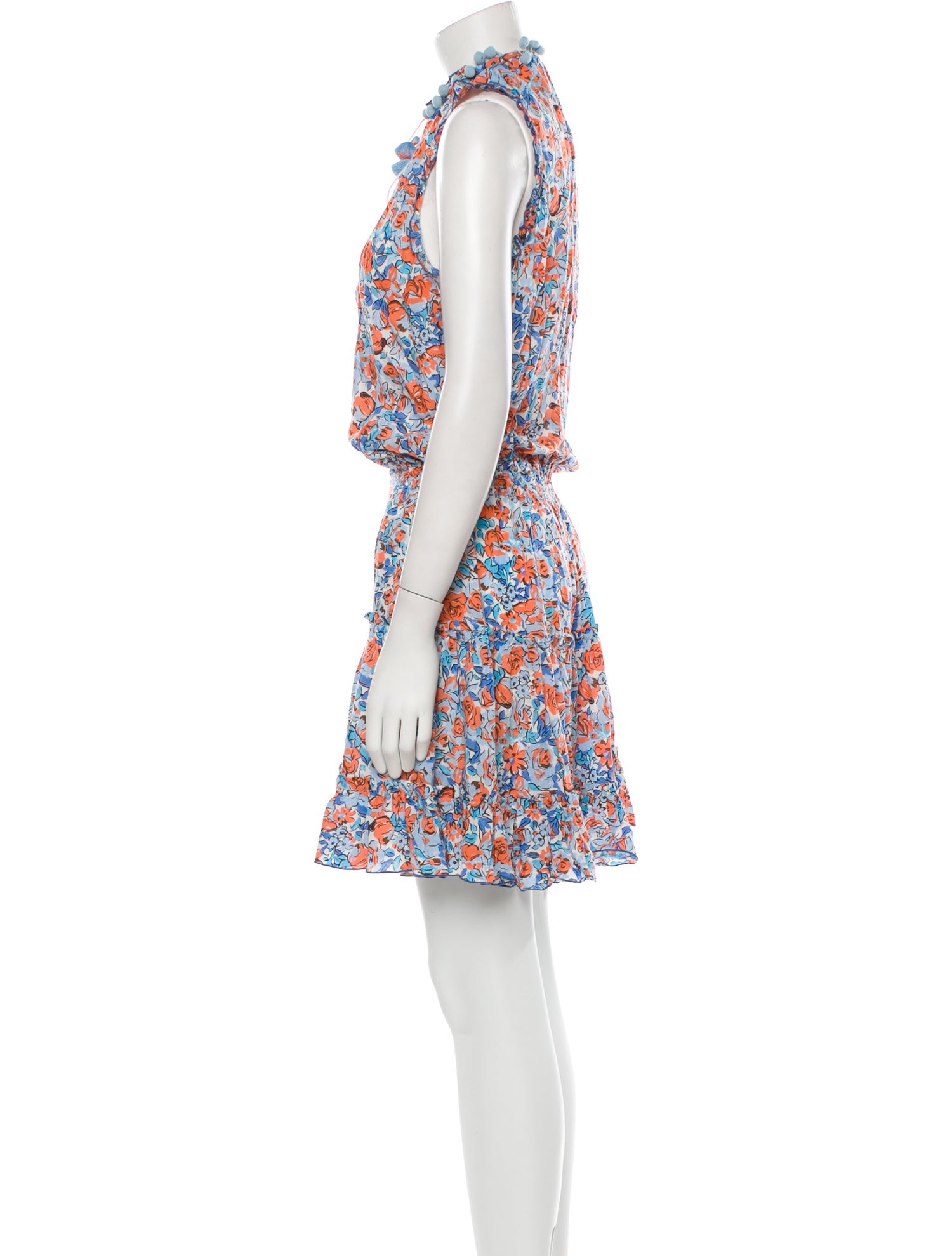 Poupette St Barth Floral Print Knee-Length Dress
